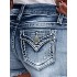 Embroidered Pockets Washed Denim Shorts, Raw Hem Slash Pockets Short Denim Pants, Women’s Denim Jeans & Clothing – PRYCUS MITCHELL INC