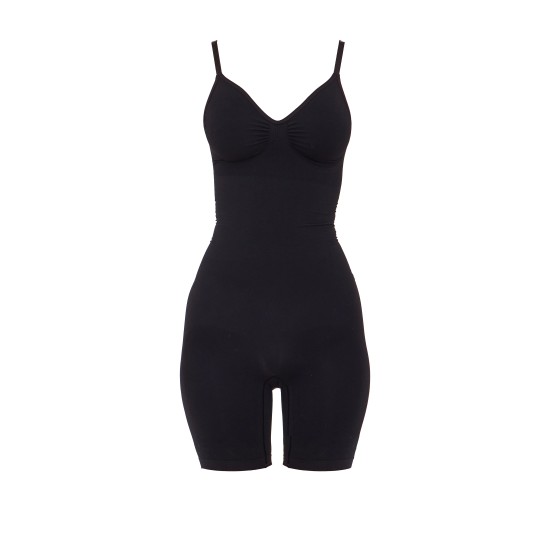 Black Low Back Shapewear Bodysuit