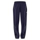 PRETTYLITTLETHING Navy Embroidered Contrast Piping Straight Leg Sweatpants