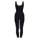 Black Slinky Sleeveless Scoop Neck Jumpsuit