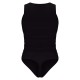 Black Slinky Cut Out Front Bodysuit