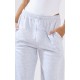 Ash Grey Cuffed Sweat High Waist Sweatpants