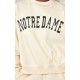 Tall Cream Notre Dame Oversized Sweatshirt