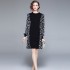 Slim knitted Pseudo-two printing dress for women – PRYCUS MITCHELL INC