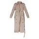 Petite Stone Woven Oversized Trench Coat