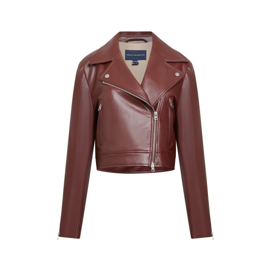 Crolenda Faux Leather Biker Jacket – PRYCUS MITCHELL INC