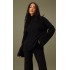 Tall Black Luxe Rib Knit Oversized Sweater