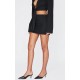 Tall Black Tailored A-line Mini Skirt